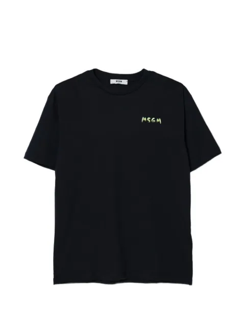 MSGM Kids logo-print cotton T-shirt