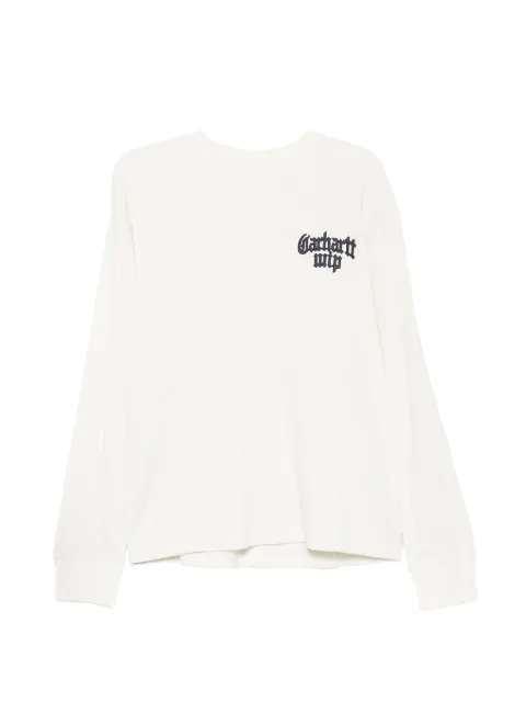 Carhartt WIP playera de tejido gofrado con logo bordado