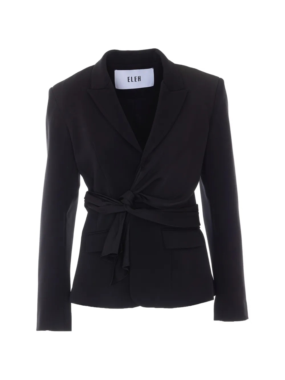 Eleh knot-detail blazer - Noir