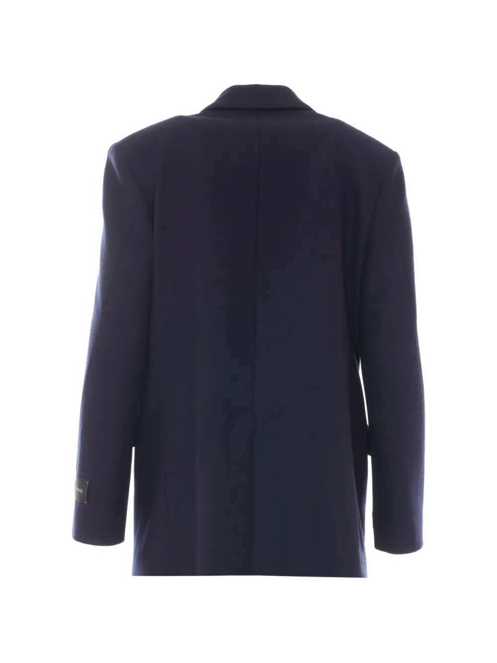 PINKO double-breasted peak-lapels jacket Blauw