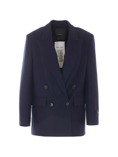 PINKO double-breasted peak-lapels jacket