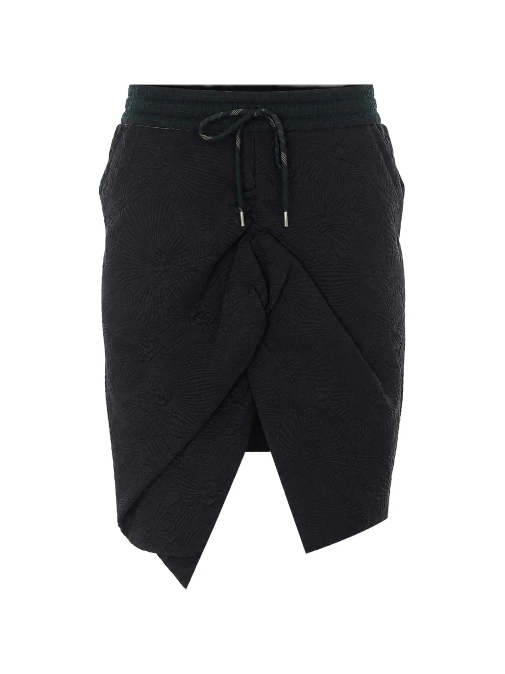 Vivienne Westwood asymmetric jacquard-pattern skirt