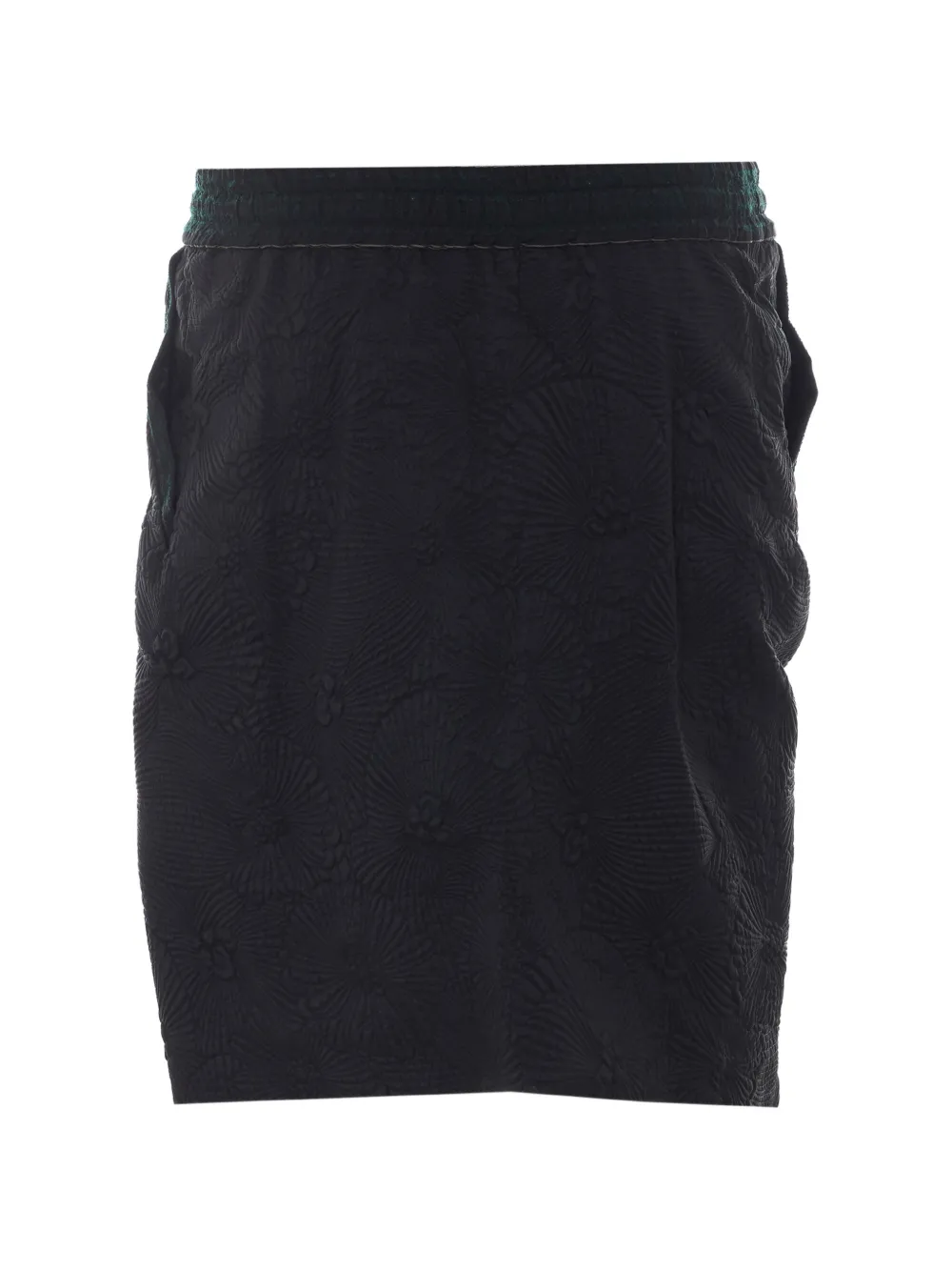 Vivienne Westwood asymmetric jacquard-pattern skirt Zwart