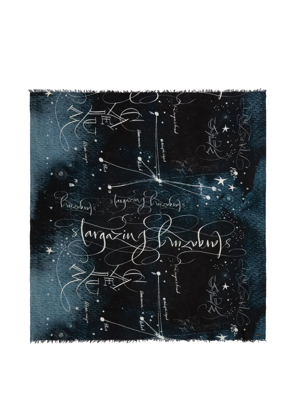 Faliero Sarti New Starsky sequin-embellished scarf Blauw