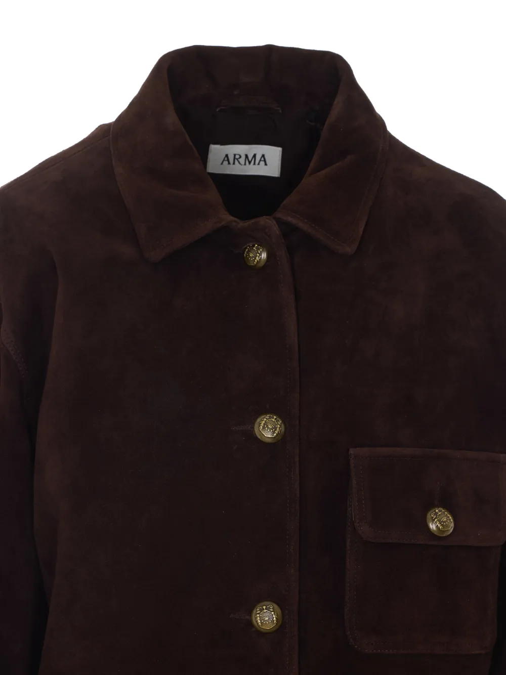 Arma Rosia suede jacket Bruin