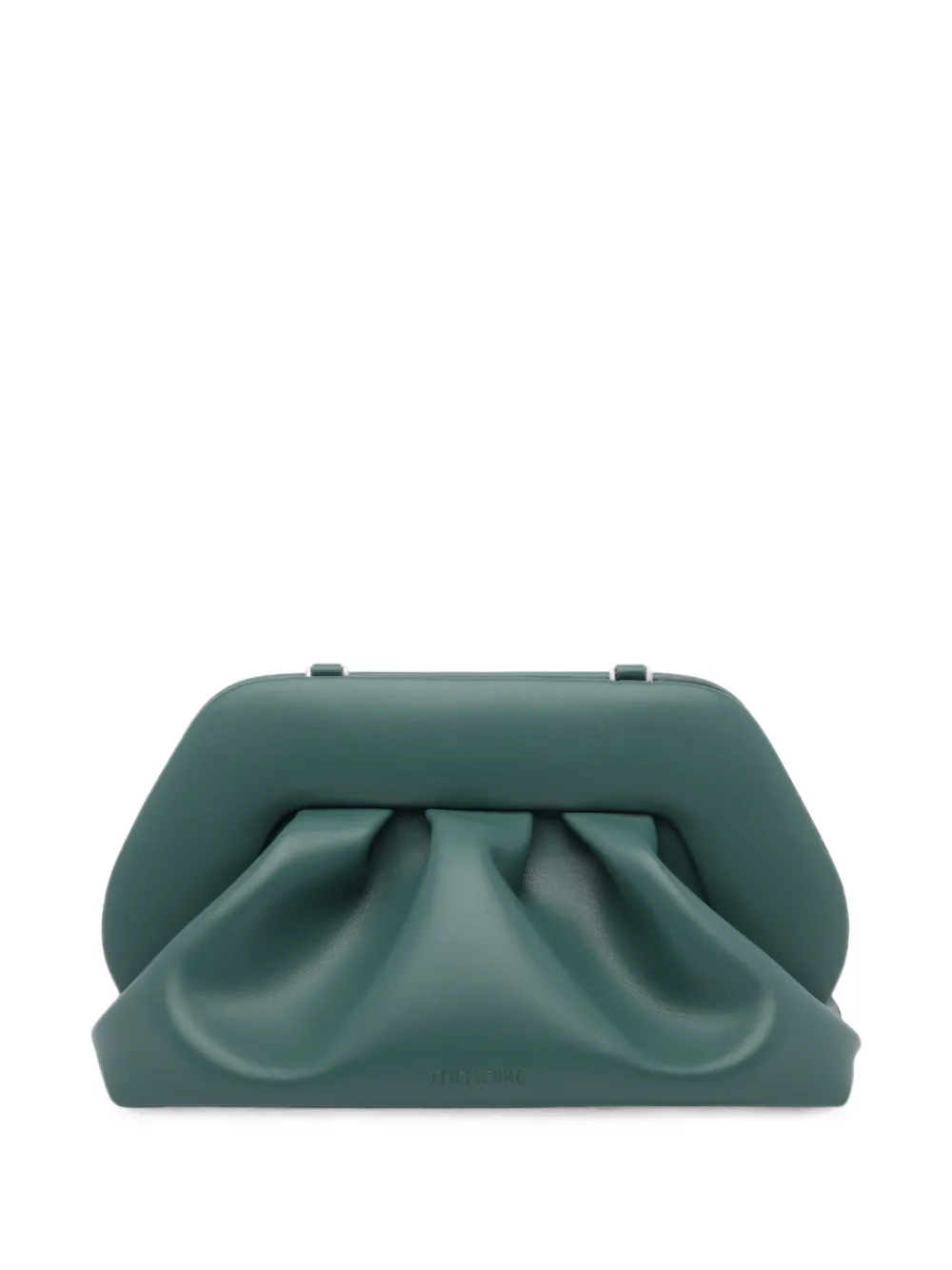 Themoirè Bios draped clutch bag