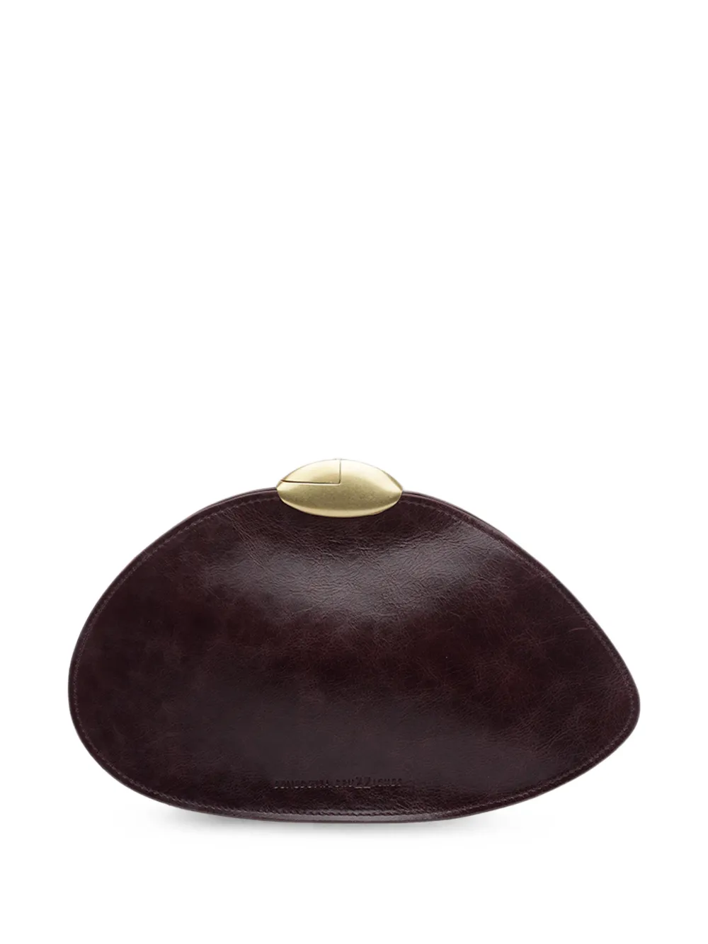 Benedetta Bruzziches Belle De Jour kalfsleren clutch Bruin