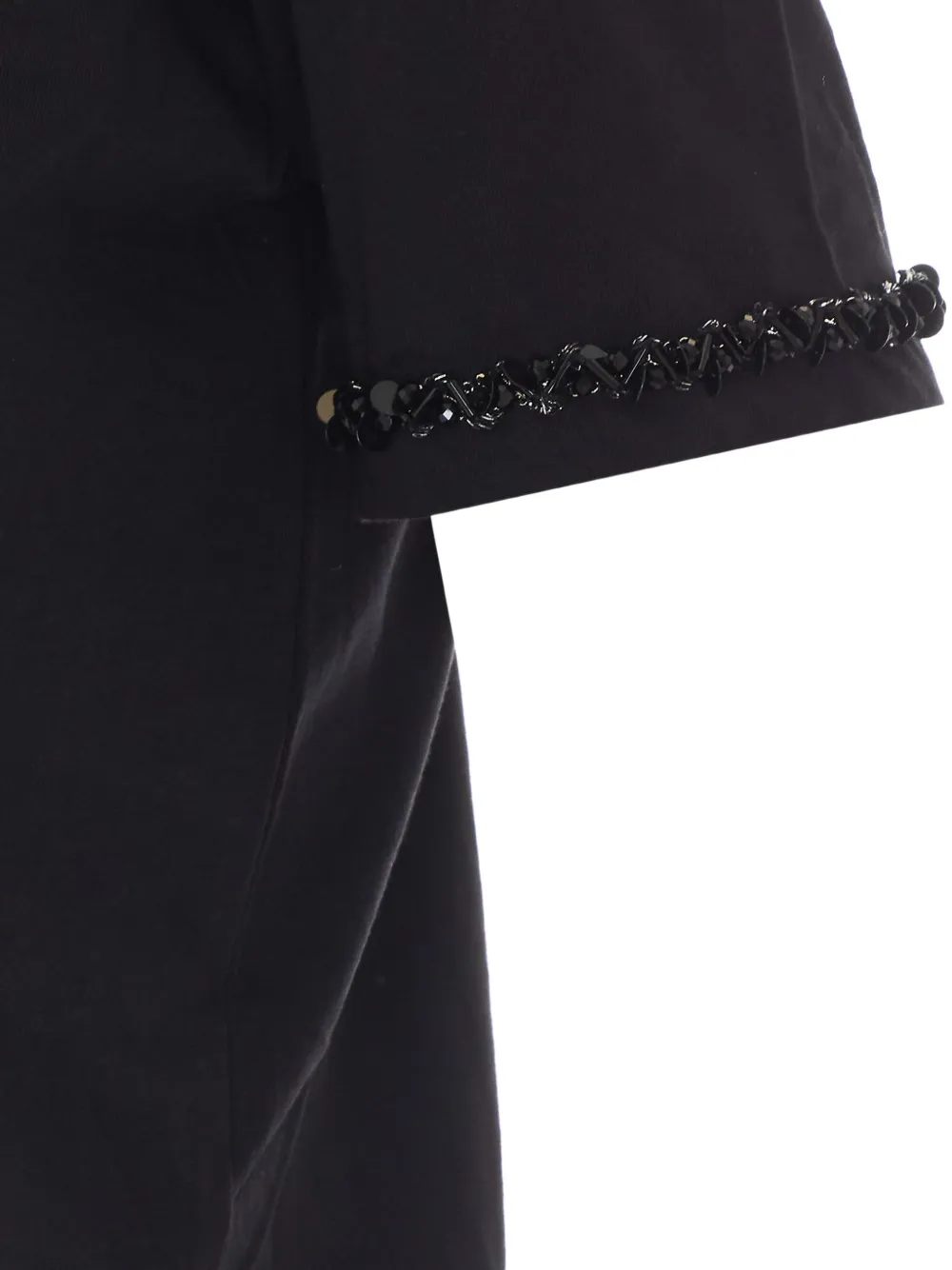 TWINSET T-shirt met strikdetail en pailletten Zwart