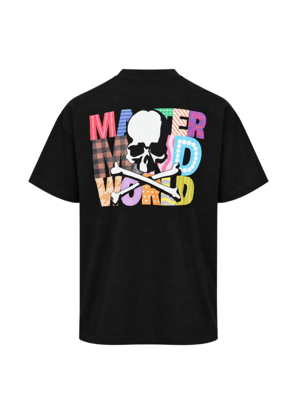 Mastermind Japan Katoenen T-shirt met logoprint Zwart