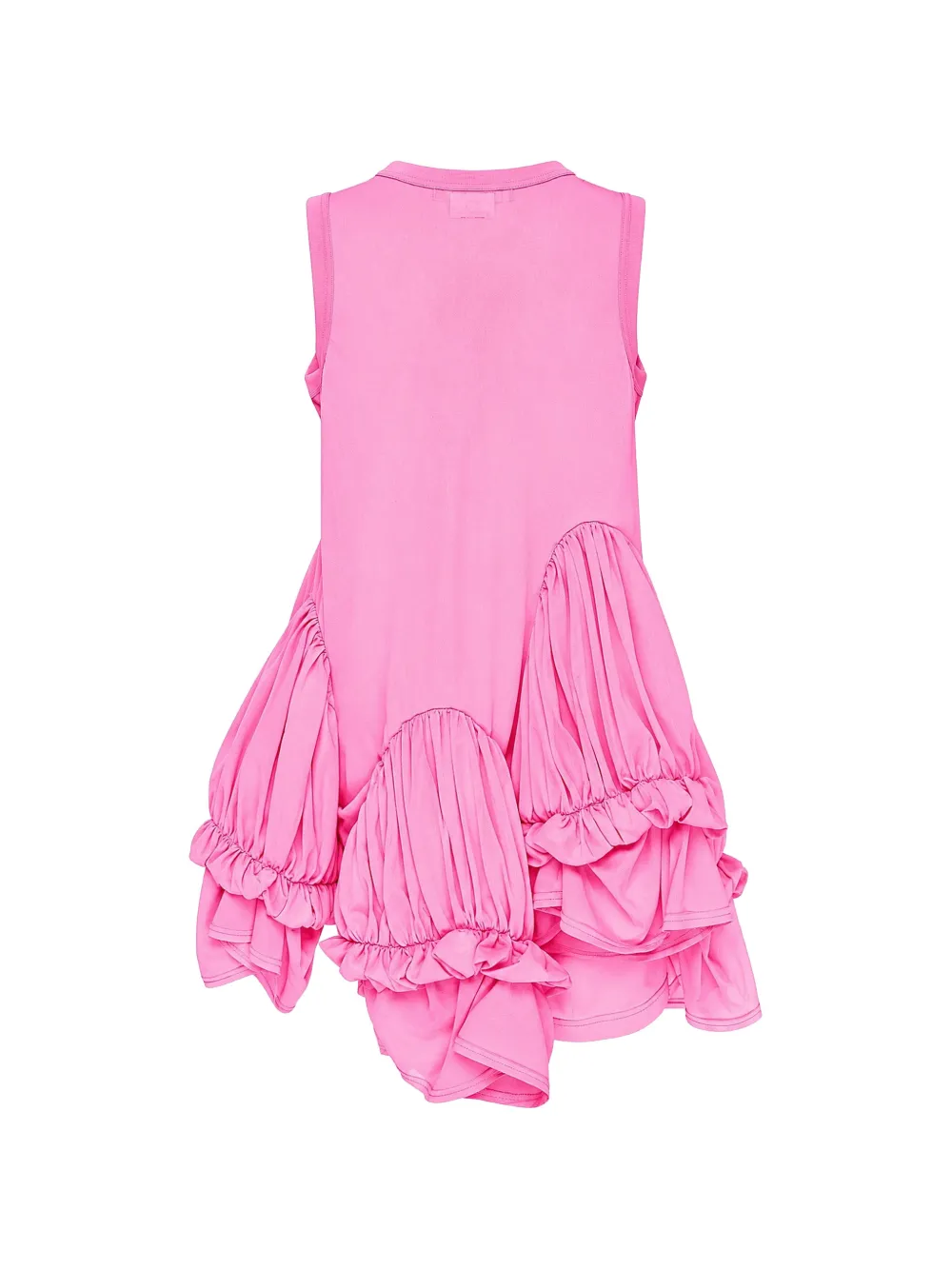 Comme Des Garçons ruffled asymmetric mini dress Roze