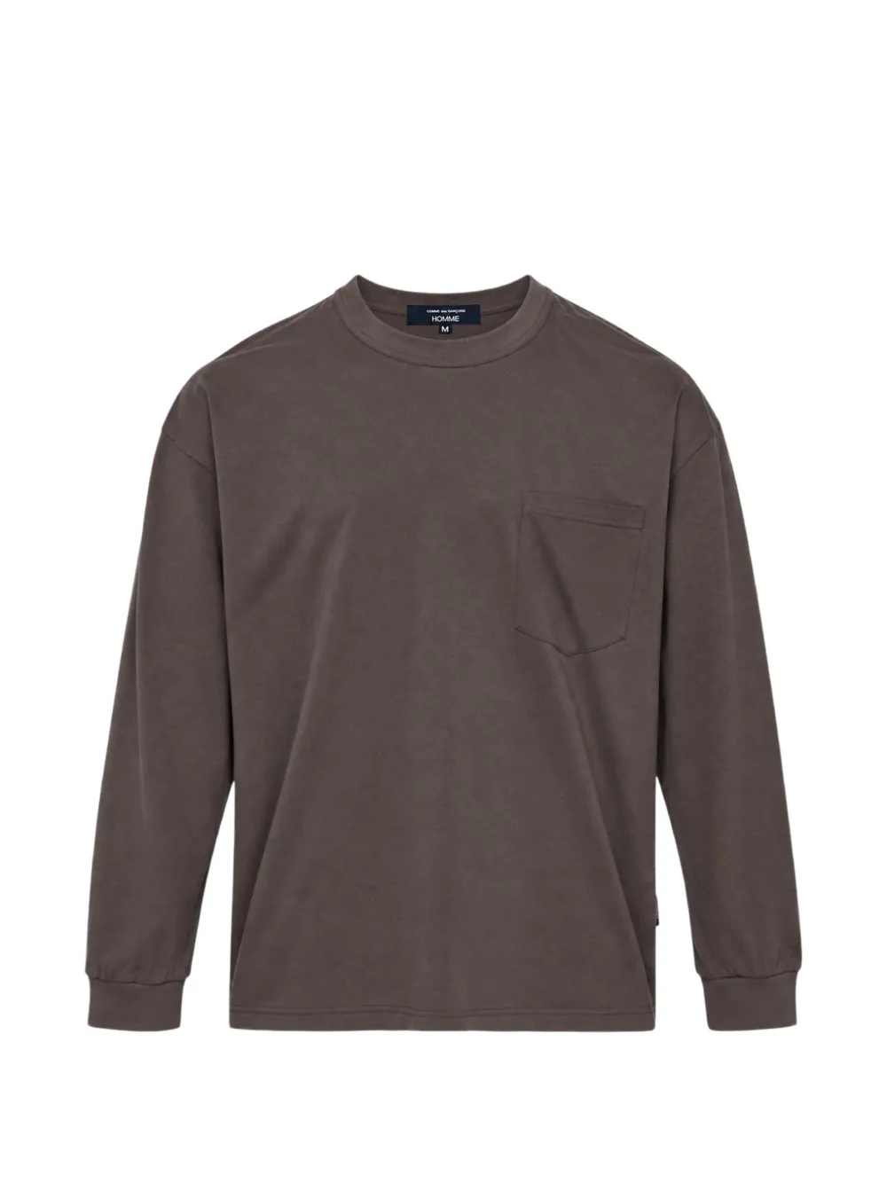 Comme des Garçons Homme pocket long-sleeve T-shirt - Grigio