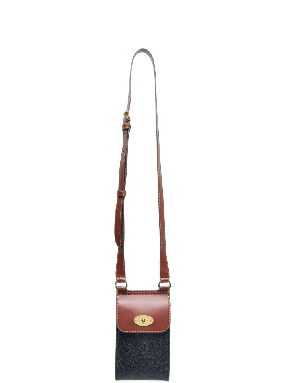 Mulberry mini Anthony Postman's Lock leather shoulder bag - Nero