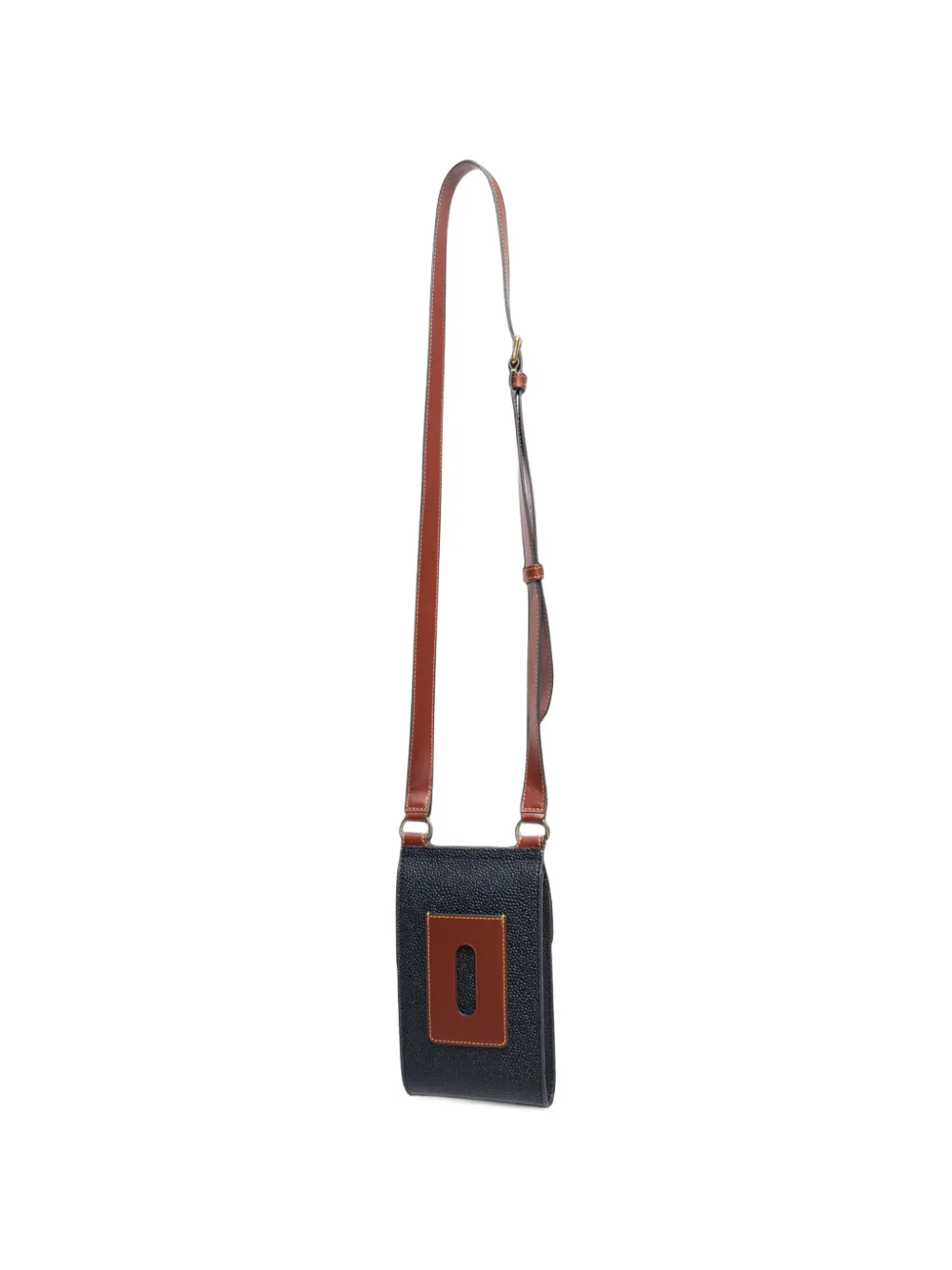 Mulberry mini Anthony Postman's Lock leather shoulder bag Zwart