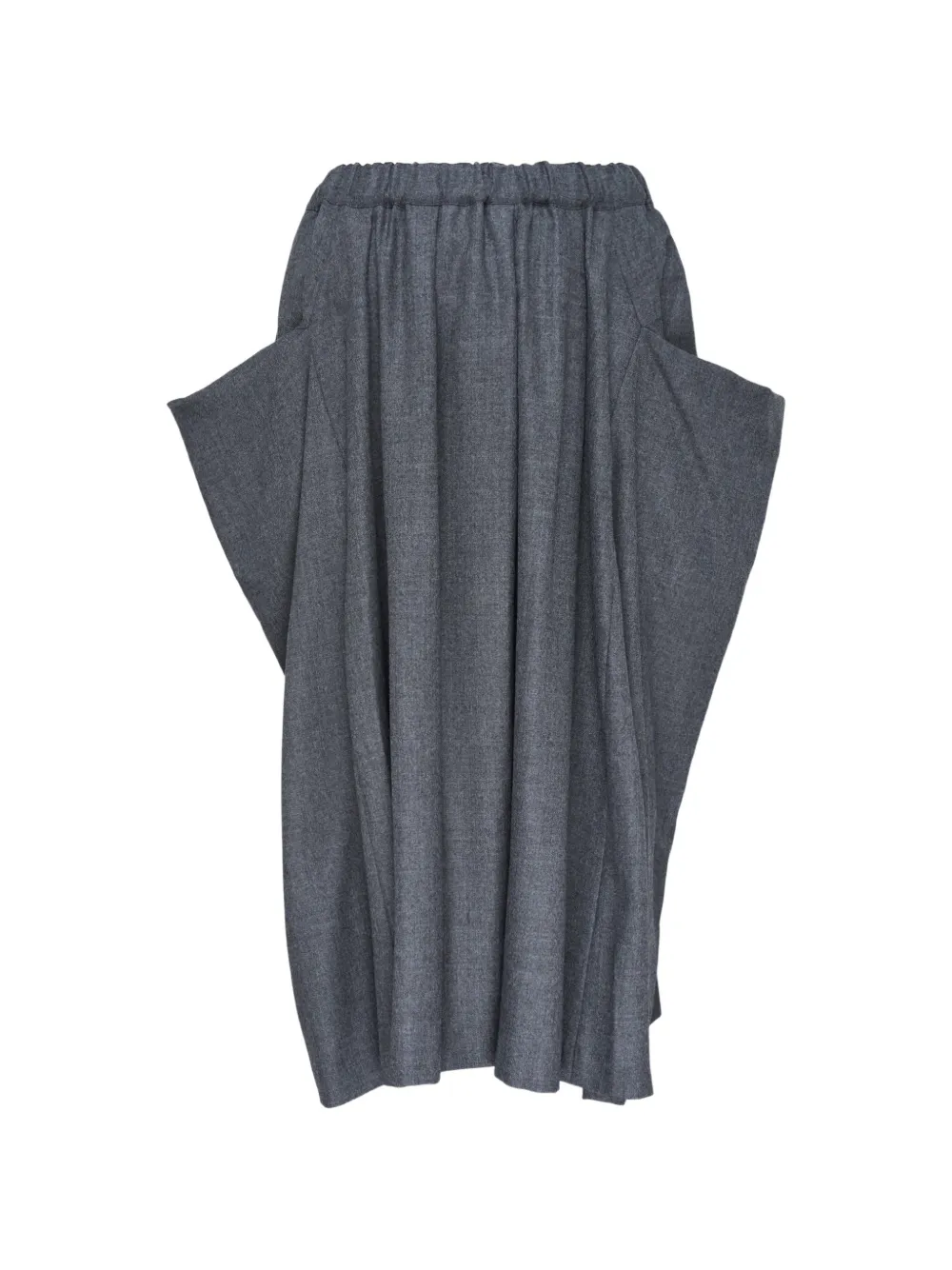 Comme Des Garçons Comme Des Garçons draped oversized-pocket midi skirt Grijs