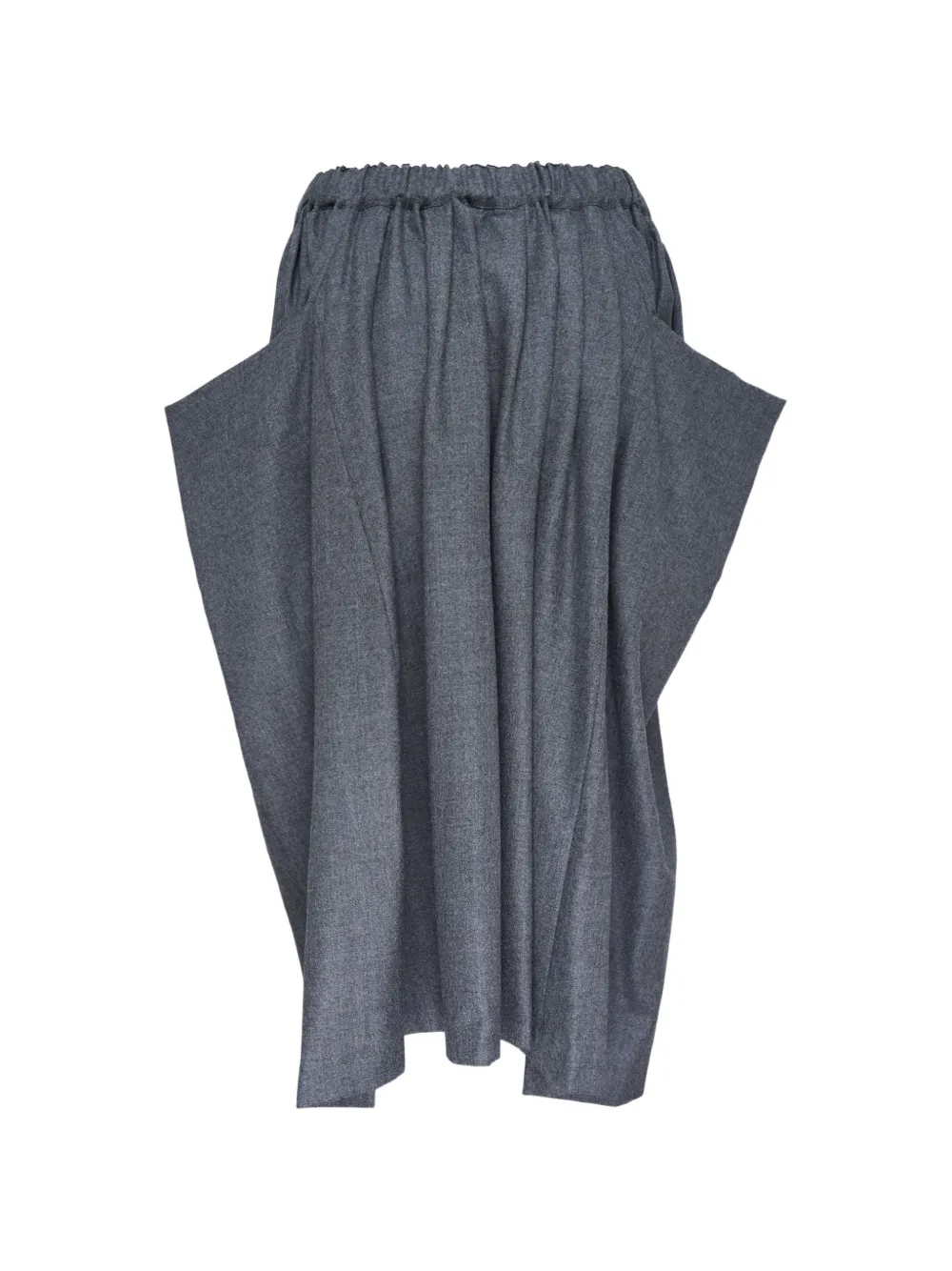 Comme Des Garçons Comme Des Garçons draped oversized-pocket midi skirt Grijs