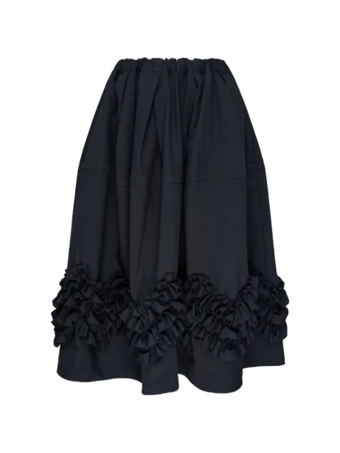 Comme Des Garçons Comme Des Garçons Gonna lunga con ruches a strati