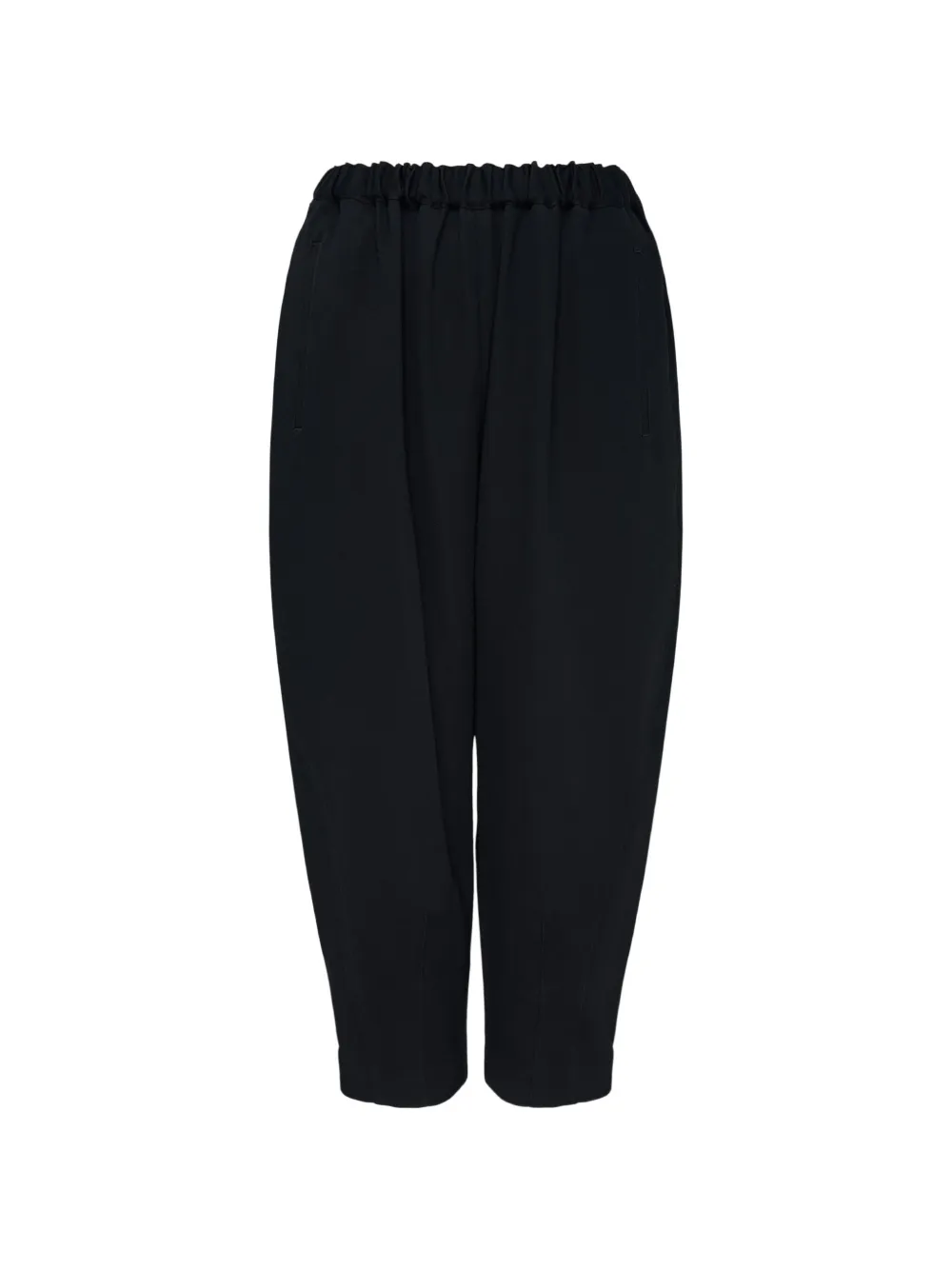 Comme Des Garçons Comme Des Garçons elasticated-waistband tapered trousers Zwart