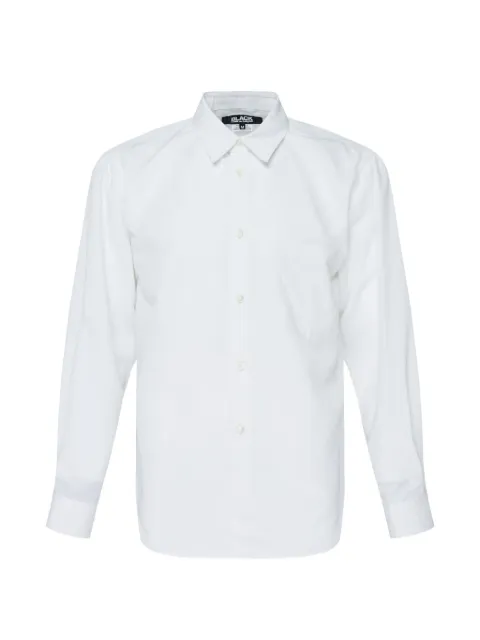 Black Comme Des Garçons gathered-back shirt