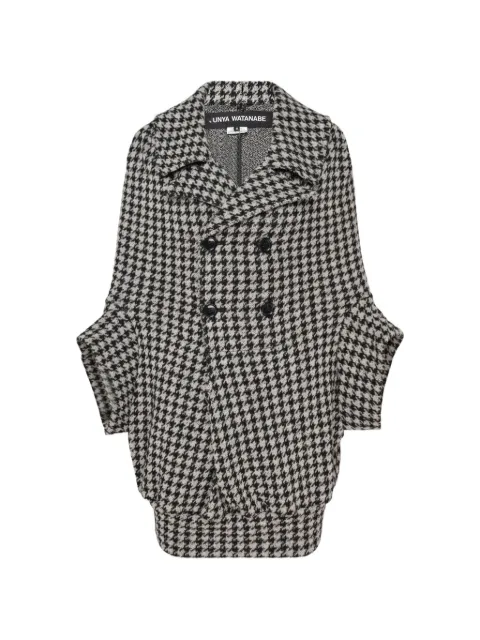 Junya Watanabe houndstooth double-breasted jacket