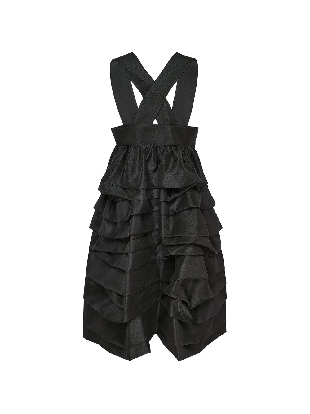 Comme Des Garçons Comme Des Garçons Gestufter Jumpsuit mit Rüschen - Schwarz