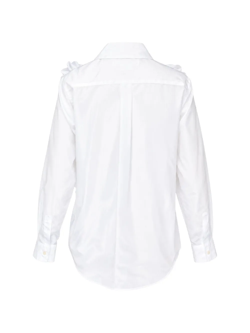 Comme Des Garçons Comme Des Garçons ruffled long-sleeve shirt Wit