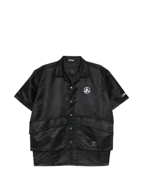 PEACE AND AFTER Linkin Park × Peace and After patch pocket shirt