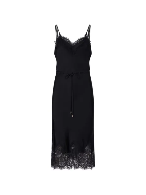 LIU JO midi dress in satin and lace
