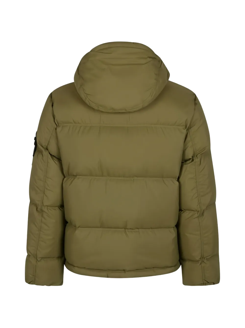 Stone Island 4100013 Matt Ripstop Cordura Advanced Fabrics donsjack Groen
