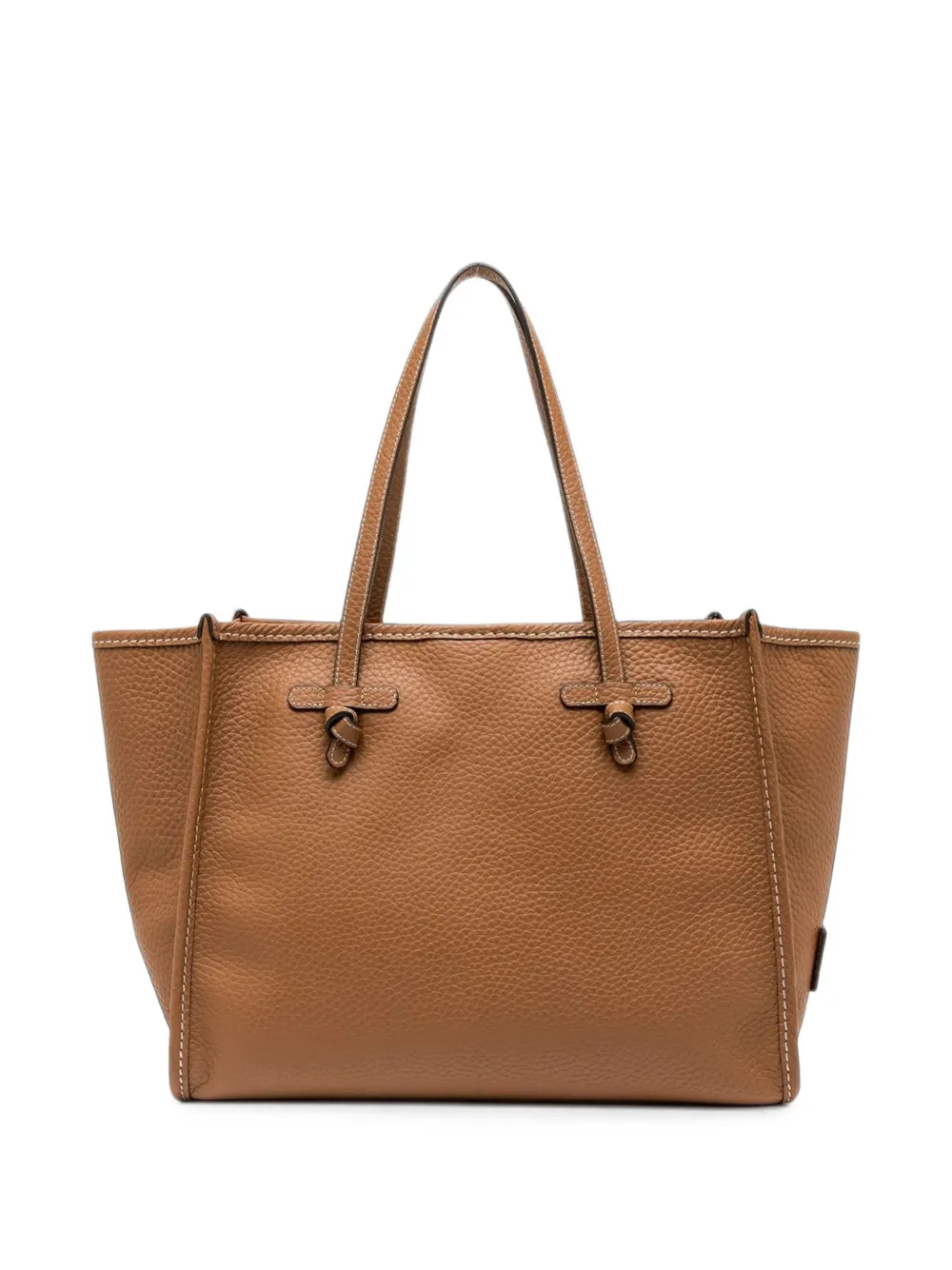 GIANNI CHIARINI Marcella leather tote bag - Marrone
