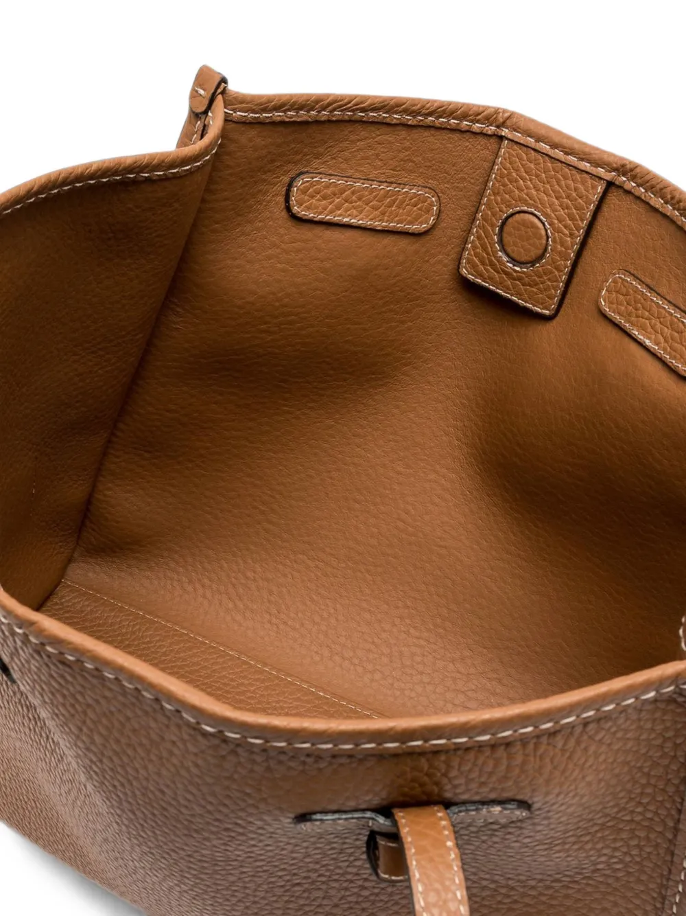 GIANNI CHIARINI Marcella leren shopper Bruin