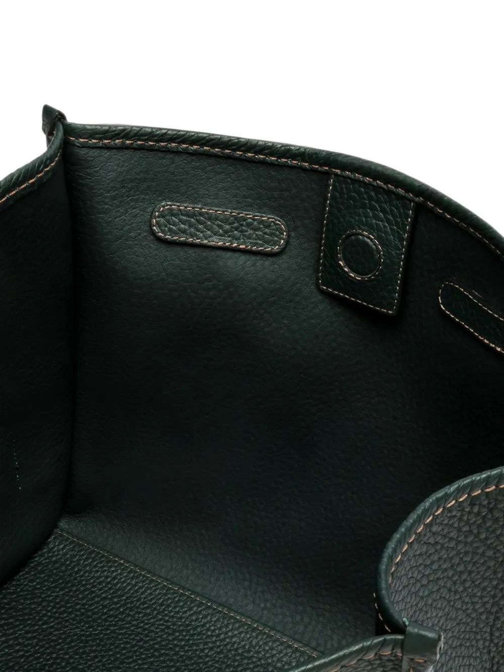 GIANNI CHIARINI Grote Marcella leren schoudertas met textuur Groen