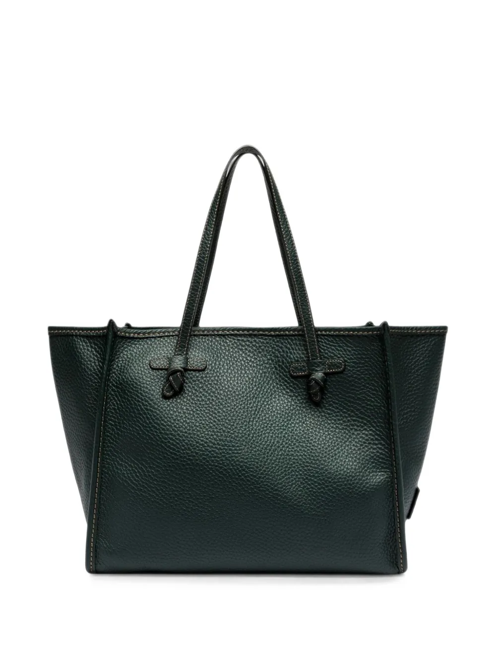 GIANNI CHIARINI large Marcella grained leather shoulder bag