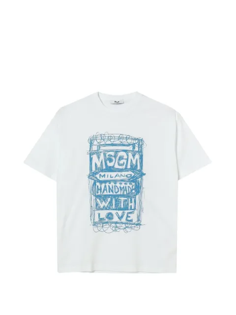 MSGM Kids T-Shirt mit grafischem Print