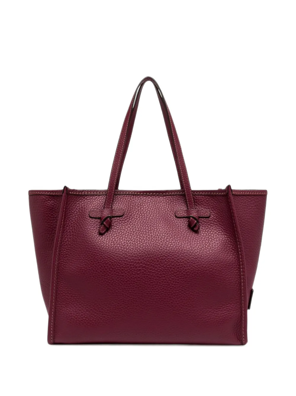 GIANNI CHIARINI large Marcella grained leather shoulder bag