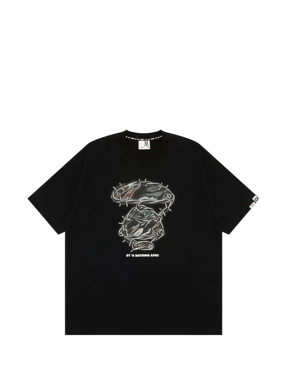 AAPE BY *A BATHING APE® Moonface graphic-print T-shirt