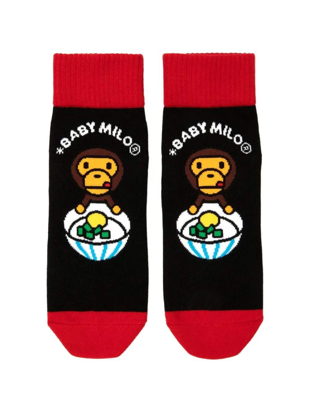 *BABY MILO® STORE BY *A BATHING APE® Baby Milo graphic-print ankle socks
