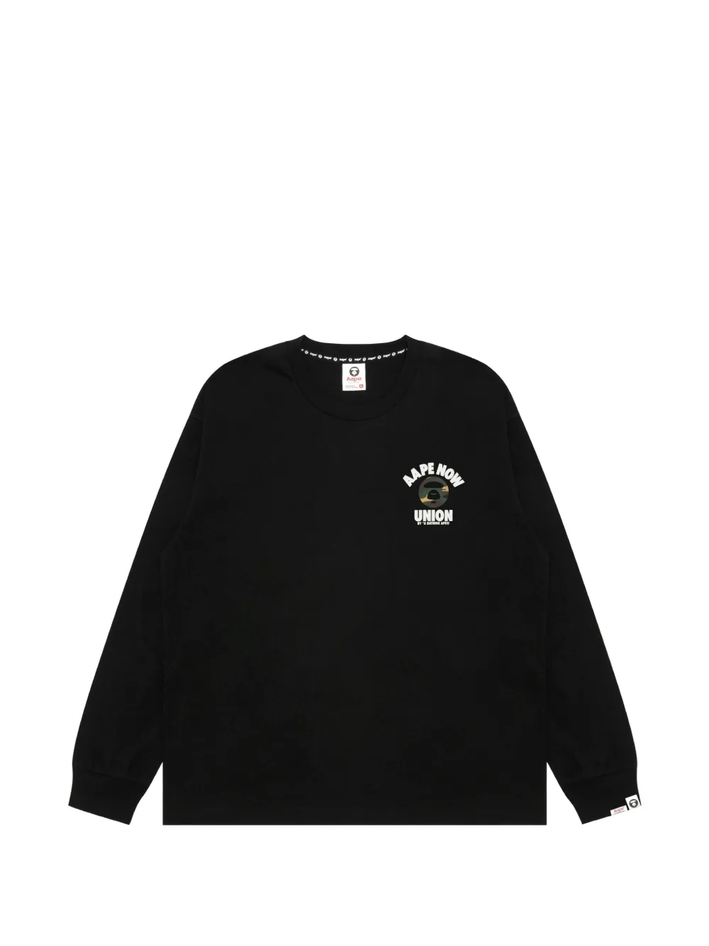 AAPE BY *A BATHING APE® logo-print long-sleeve T-shirt