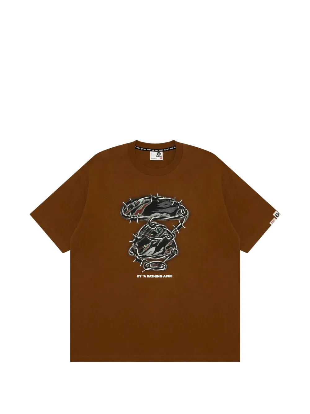 AAPE BY *A BATHING APE® Moonface graphic-print T-shirt