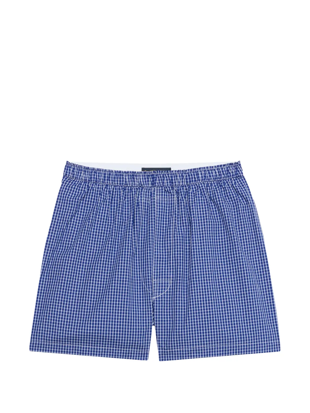 Brooks Brothers micro-check boxer shorts - Blu