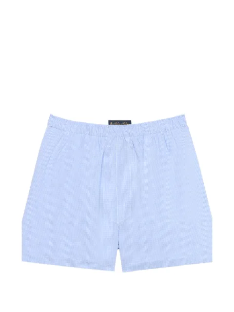Brooks Brothers gingham check cotton boxer shorts