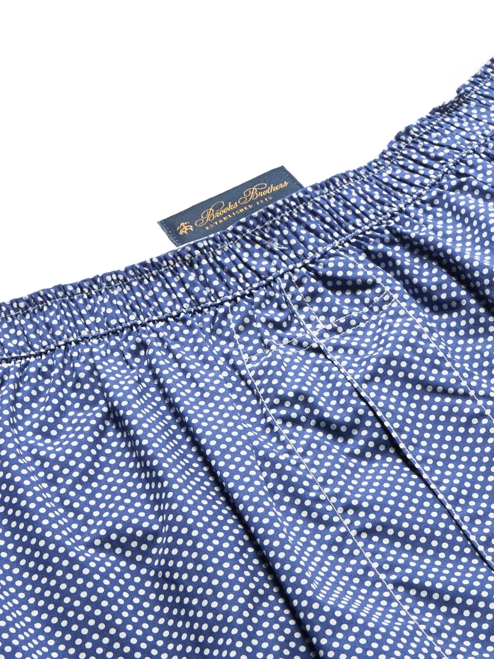 Brooks Brothers Katoenen boxershorts met stippen Blauw