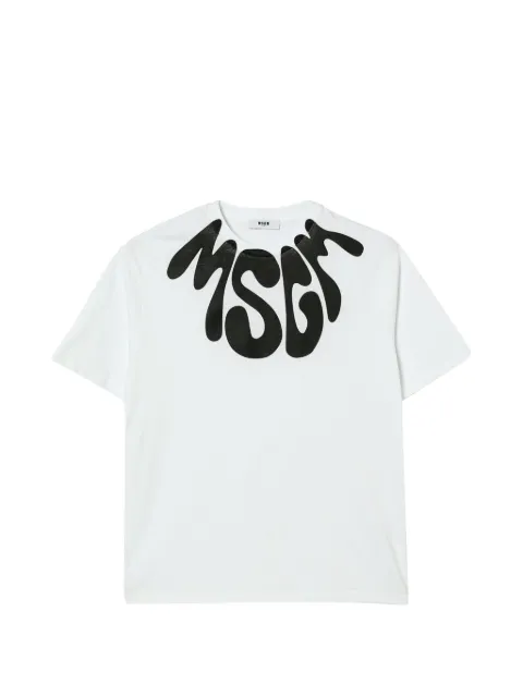 MSGM Kids футболка с логотипом