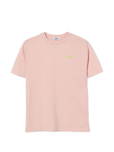 MSGM Kids logo-print cotton T-shirt