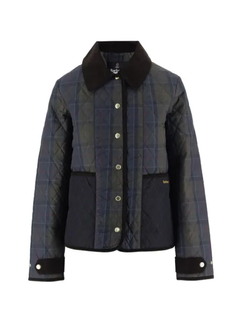 Barbour Ainsdale checked quilted jacket