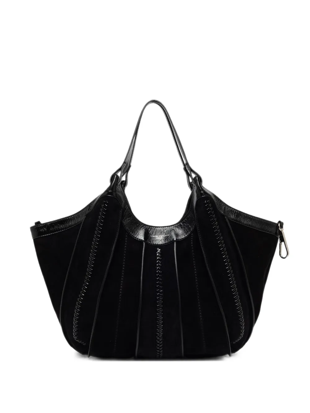 GIANNI CHIARINI large Dua panelled leather shoulder bag - Black