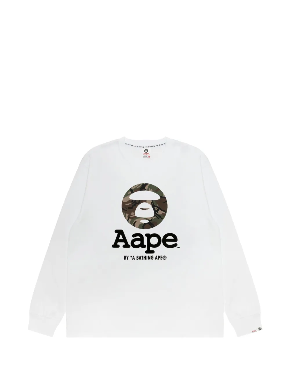AAPE BY *A BATHING APE® Moonface-print T-shirt