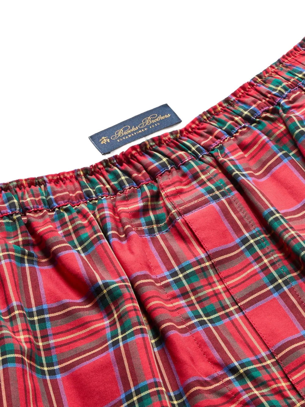 Brooks Brothers Boxershorts met tartan-patroon Rood