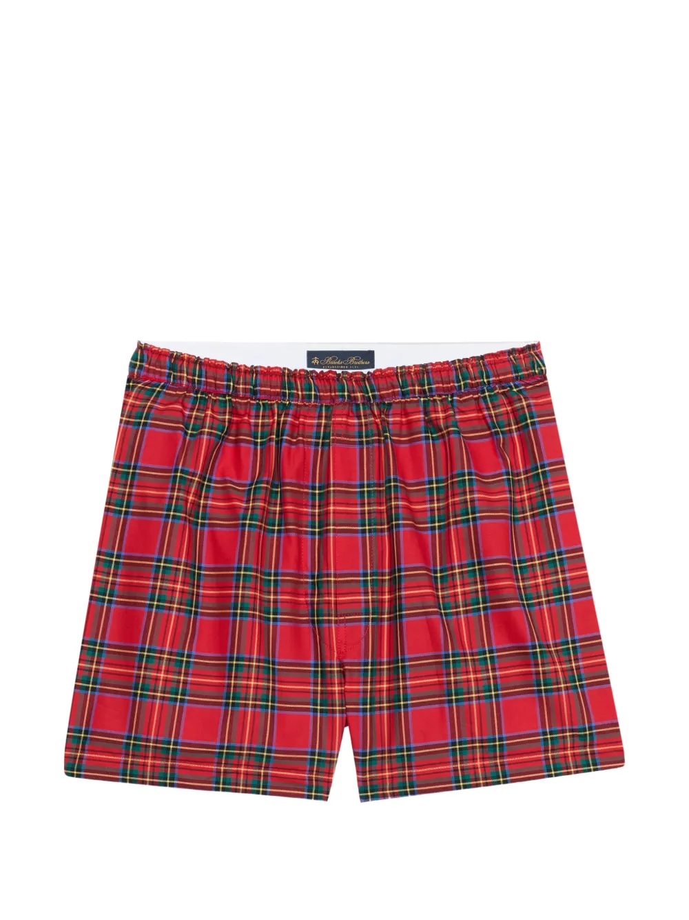 Brooks Brothers boxer à carreaux tartan - Rouge