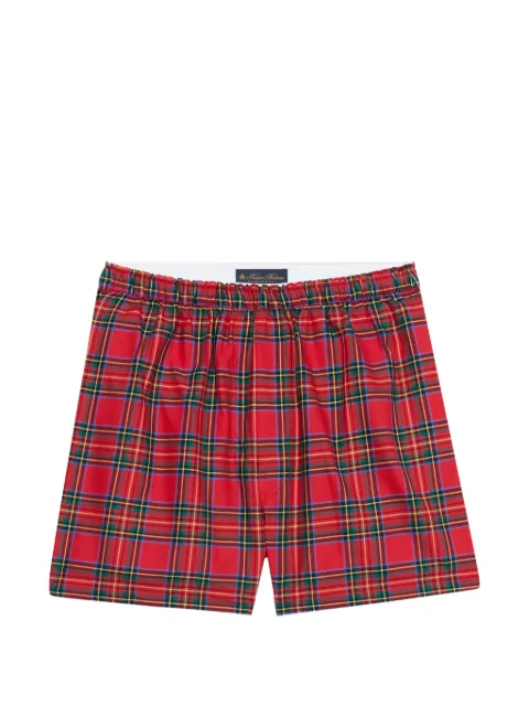 Brooks Brothers tartan-check boxer shorts