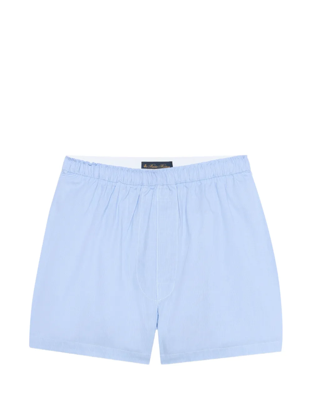 Brooks Brothers chemise en coton à micro carreaux - Bleu